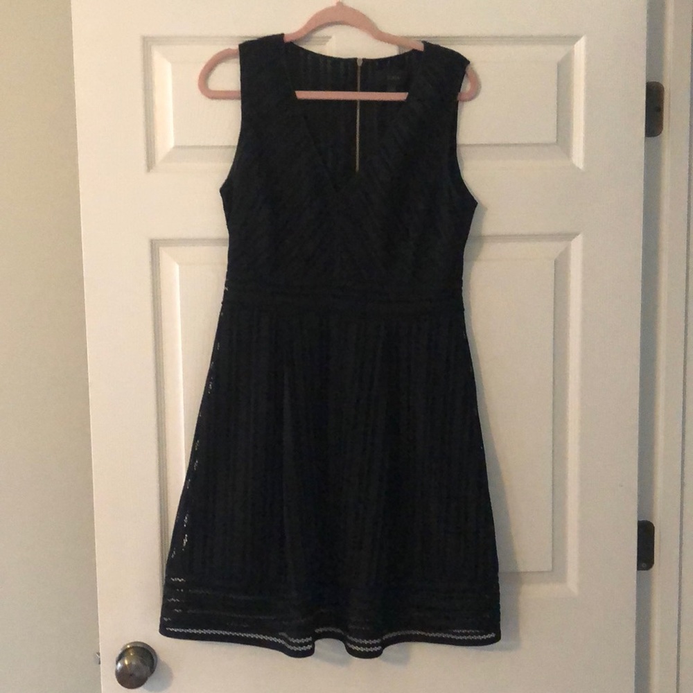 JCREW Lace Black Dress Size 10